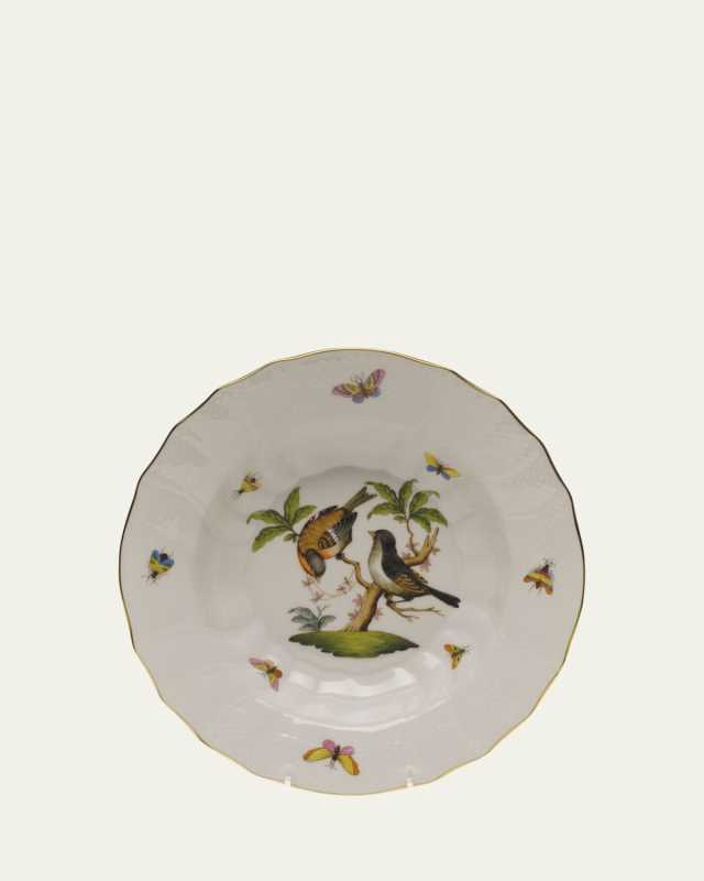 Rothschild Bird Motif 12 Rim Soup Bowl